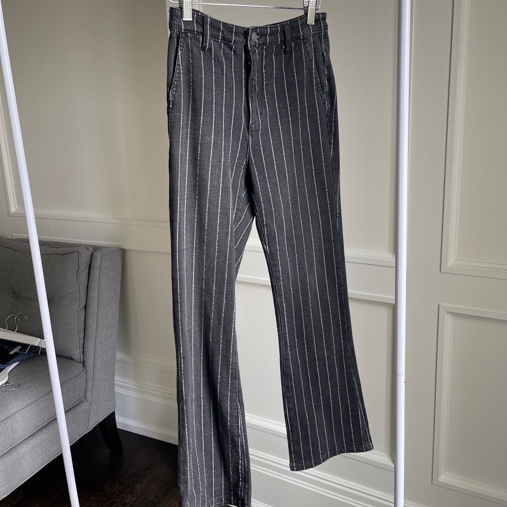 Litz Striped Denim Pants